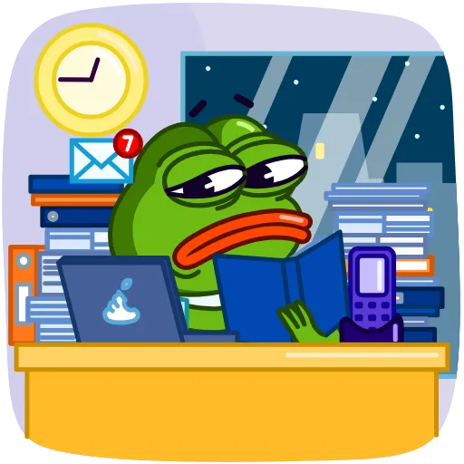 🏢 Эмодзи «Mr.Pepe» для Telegram