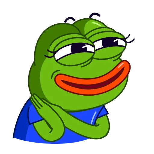 😍 Эмодзи «Mr.Pepe» для Telegram