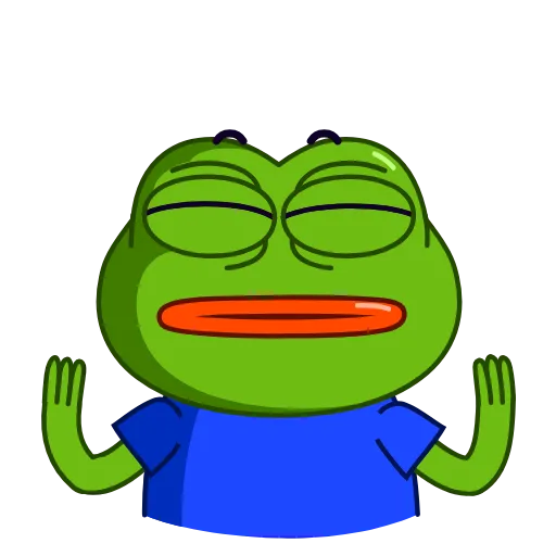 😒 Эмодзи «Mr.Pepe» для Telegram