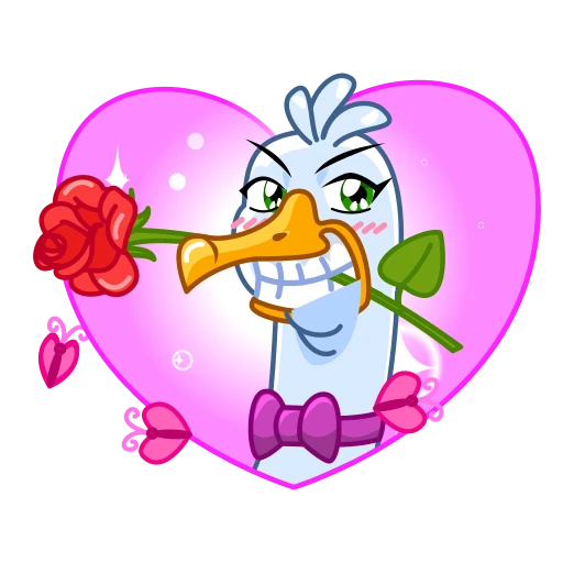 🌹 Стикер «Seagull Sam» для Telegram
