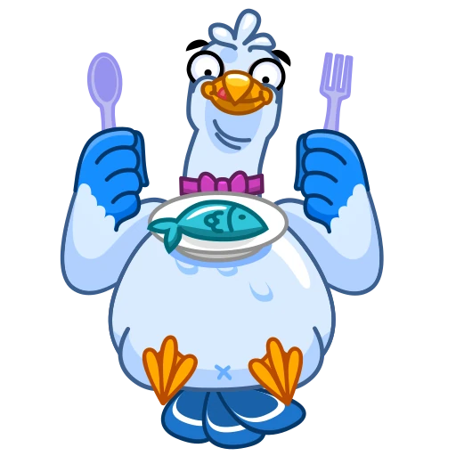 🤤 Стикер «Seagull Sam» для Telegram