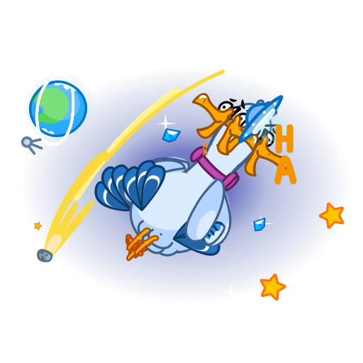 🤣 Стикер «Seagull Sam» для Telegram