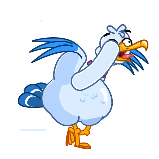 🏃‍♂️ Стикер «Seagull Sam» для Telegram