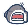 🤗 Эмодзи «Mr. Shark» для Telegram