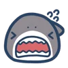 😫 Эмодзи «Mr. Shark» для Telegram