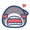 😍 Эмодзи «Mr. Shark» для Telegram