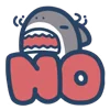 🙂‍↔️ Эмодзи «Mr. Shark» для Telegram