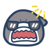 😎 Эмодзи «Mr. Shark» для Telegram
