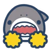 🥳 Эмодзи «Mr. Shark» для Telegram