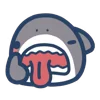 😜 Эмодзи «Mr. Shark» для Telegram