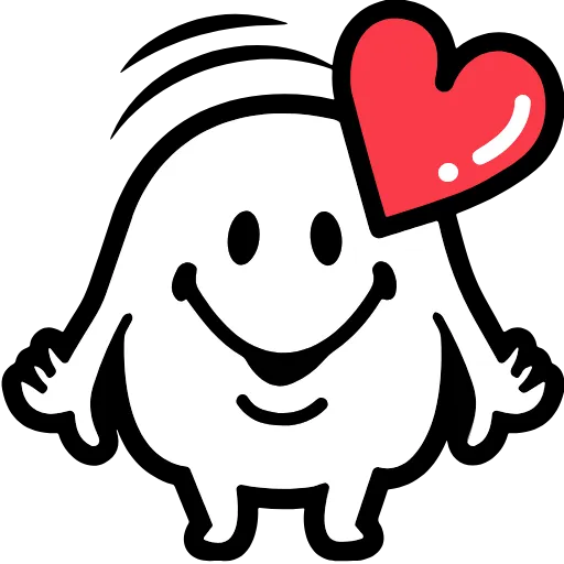 ❤️ Эмодзи «Mr. Smile» для Telegram