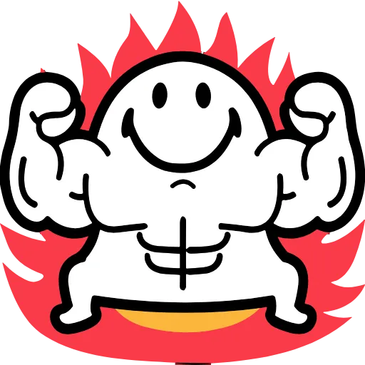 💪 Эмодзи «Mr. Smile» для Telegram