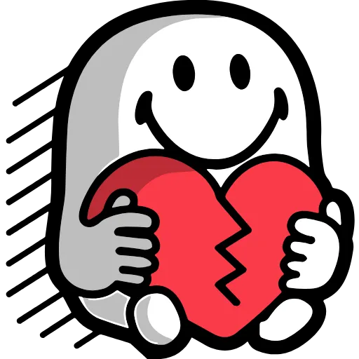 💔 Эмодзи «Mr. Smile» для Telegram