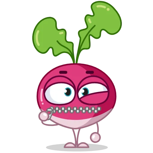 🤐 Эмодзи «Radish Emoji» для Telegram