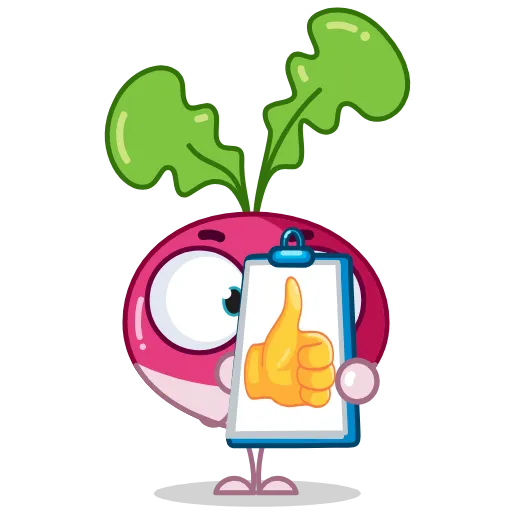 👍 Эмодзи «Radish Emoji» для Telegram