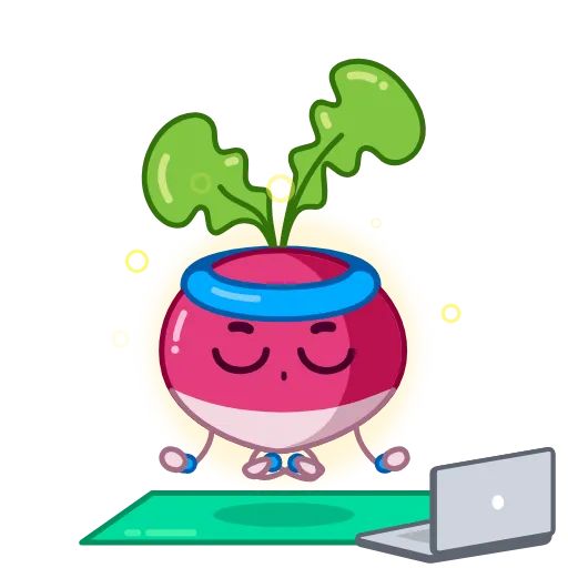 🧘‍♂️ Эмодзи «Radish Emoji» для Telegram