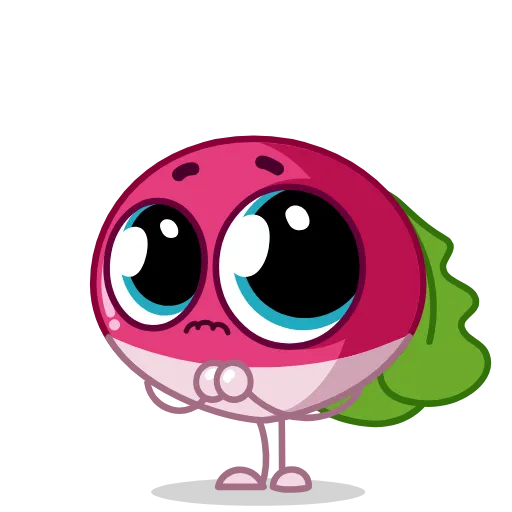 😭 Эмодзи «Radish Emoji» для Telegram