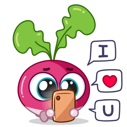 😍 Эмодзи «Radish Emoji» для Telegram