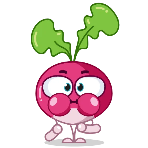 Эмодзи Radish Emoji для Telegram — скачать