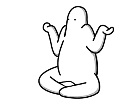 🌫 Стикер «Mr. Donothing» для Telegram