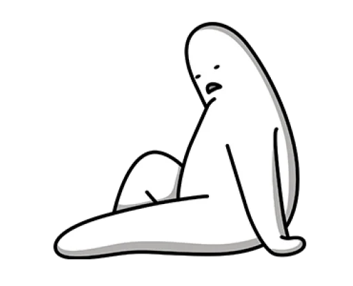 🌫 Стикер «Mr. Donothing» для Telegram