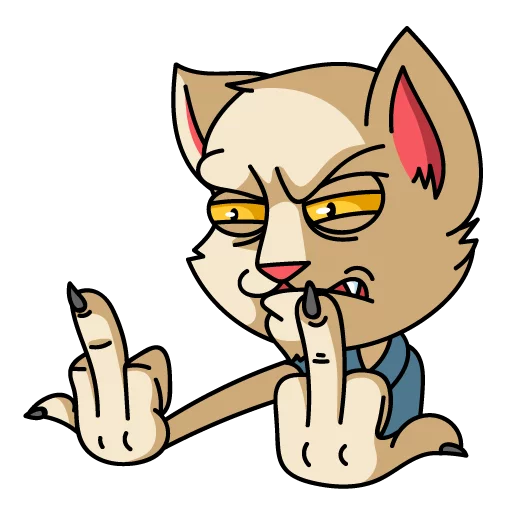 🖕 Стикер «Мудакот МДК» для Telegram