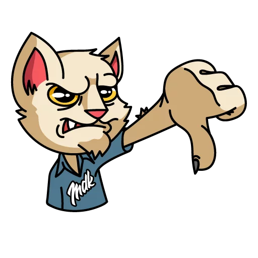 👎 Стикер «Мудакот МДК» для Telegram
