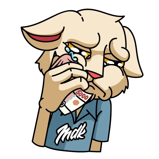 😢 Стикер «Мудакот МДК» для Telegram