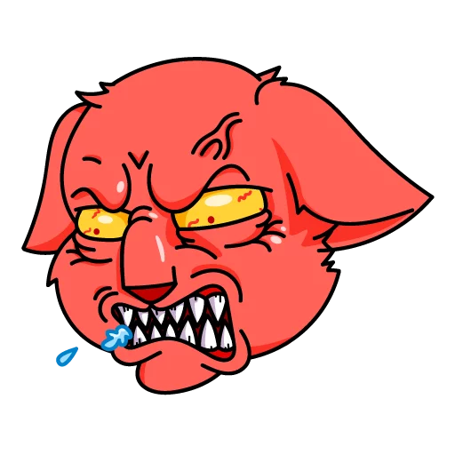 😡 Стикер «Мудакот МДК» для Telegram