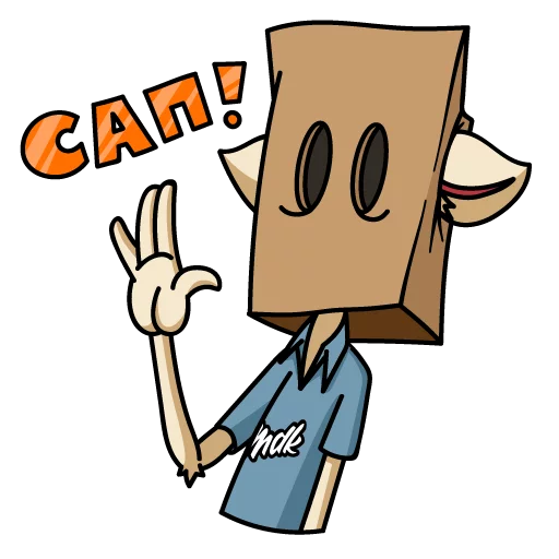 😲 Стикер «Мудакот МДК» для Telegram