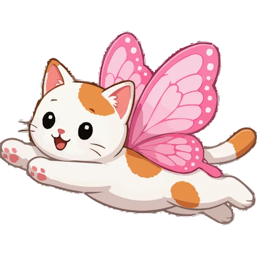 🦋 Эмодзи «Розовые буквы, мультяшные звери» для Telegram