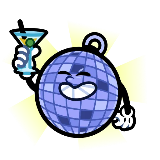 ⭐ Эмодзи «Мультяшная банда» для Telegram