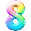8️⃣ Эмодзи «Multicolor» для Telegram