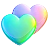 💕 Эмодзи «Multicolor» для Telegram