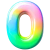 0️⃣ Эмодзи «Multicolor» для Telegram