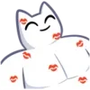 🥰 Эмодзи «❤ Набор эмоджи с Мурком из ВК» для Telegram