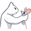 👊 Эмодзи «❤ Набор эмоджи с Мурком из ВК» для Telegram