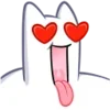 😍 Эмодзи «❤ Набор эмоджи с Мурком из ВК» для Telegram