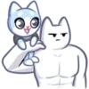 😄 Эмодзи «❤ Набор эмоджи с Мурком из ВК» для Telegram