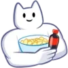 🫠 Эмодзи «❤ Набор эмоджи с Мурком из ВК» для Telegram