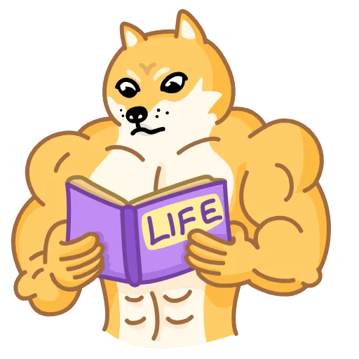 😐 Эмодзи «Muscle Doge» для Telegram