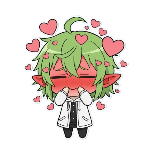 🥰 Стикер «#anime #cartoons #static #stickers» для Telegram