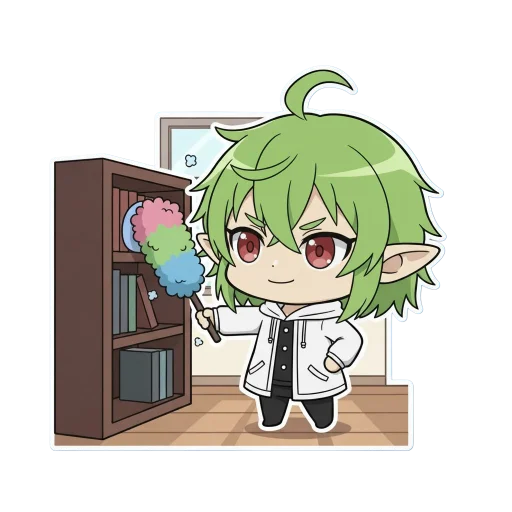 🧹 Стикер «#anime #cartoons #static #stickers» для Telegram