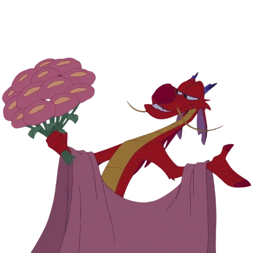 🌷 Стикер «Mushu» для Telegram