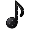 🤩 Эмодзи «⠀ ⠀ ⠀ ⠀⠀ Music» для Telegram