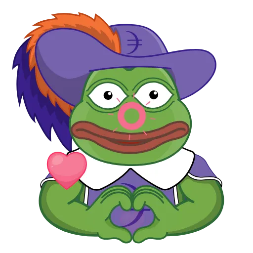 🫶 Эмодзи «Мушкетёр Пепе» для Telegram