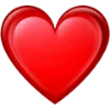 ❤️ Эмодзи «Красные простые буквы, иконки» для Telegram