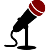 🎙 Эмодзи «Красные простые буквы, иконки» для Telegram