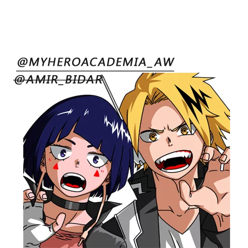 😍 Стикер «MyHeroAcademia» для Telegram