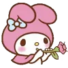 🌷 Эмодзи «✌Зайка My Melody» для Telegram